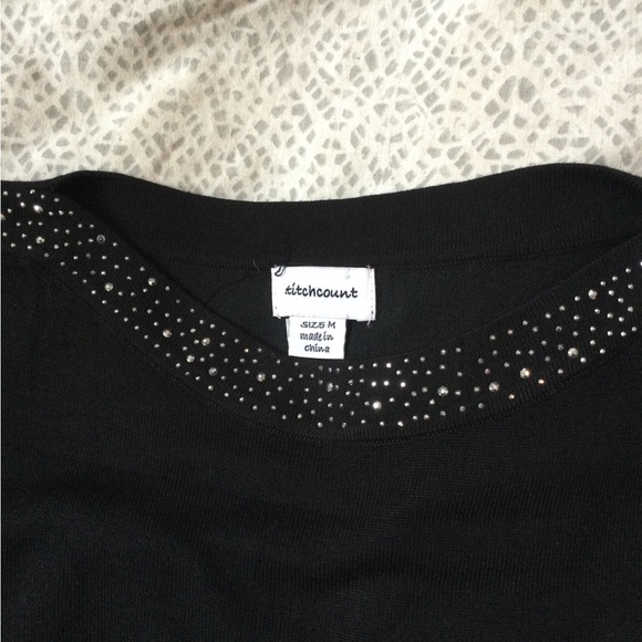 Long bedazzled sweater - Picture 3 of 6